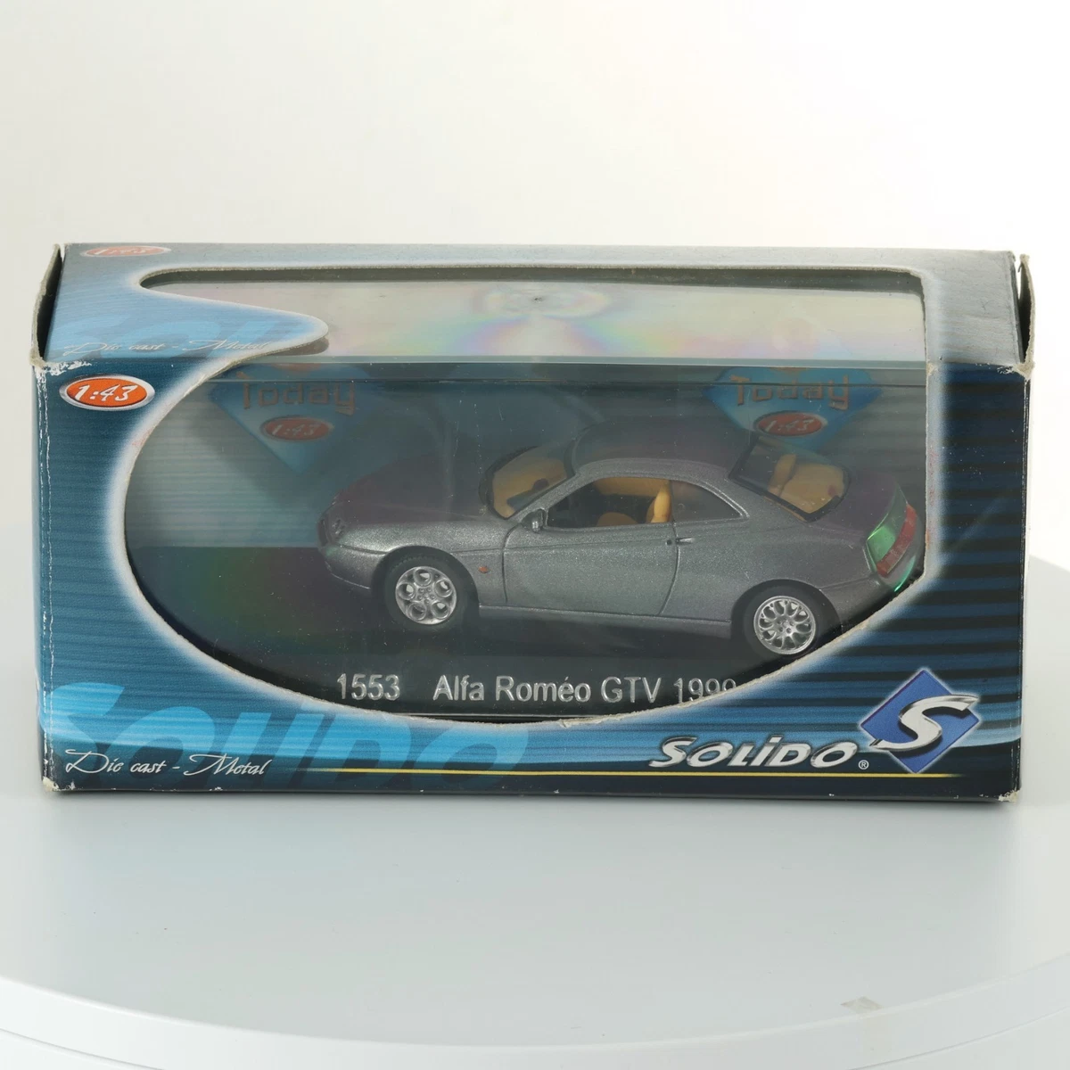 Miniature SOLIDO-DALIA Alfa Romeo Giulietta 1/16 - Rouge Orangé, Dans Sa Boîte