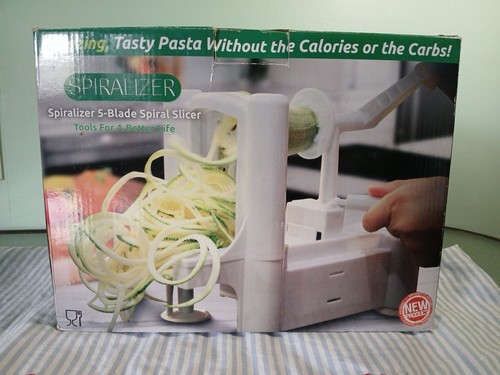SPIRALIZER Veggie 5 Blades Spiral Slicer Open Box All Together - Picture 5 of 10
