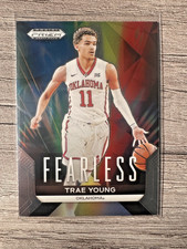 2024 Panini Prizm Draft Picks - Fearless Silver Prizm #1 Trae Young