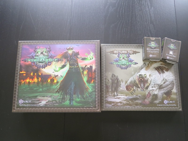 Hexplore It Valley of the Dead King, Return to, Living Card & Ecounter Decks