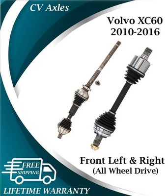 New OE Front CV Axles For 2010-2016 Volvo XC60 4X4 Lifetime Warranty