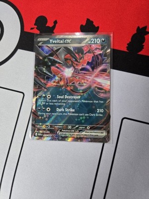 yveltal pokemon card ex X & Y BREAKthrough Rare Holo #94 Darkness Types Pokmon Yveltal EX Perfect Order