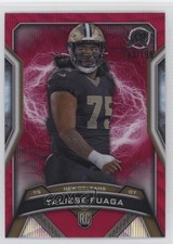 2024 Topps Resurgence Rookies Crimson Surge Refractor /199 Taliese Fuaga 15v9