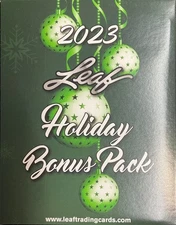 2023 LEAF Holiday Bonus Pack Card