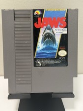 Nintendo NES Jaws Authentic Game Cartridge LJN 1987 Video Game Tested Working