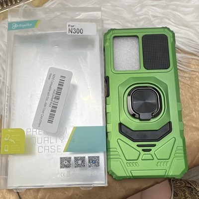 NageBee Rugged Green Black Ring Shockproof Fitted Case Skin for OnePlus N300
