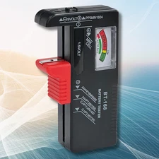 Battery Tester Checker Universal For AA AAA C D 9V 1.5V Button Cell Batteries