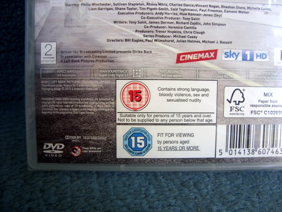 Strike Back Vengeance (DVDR2) 3Discs 2012 Rhona Mitra 445mins (BARGAIN) - Image 4 of 4