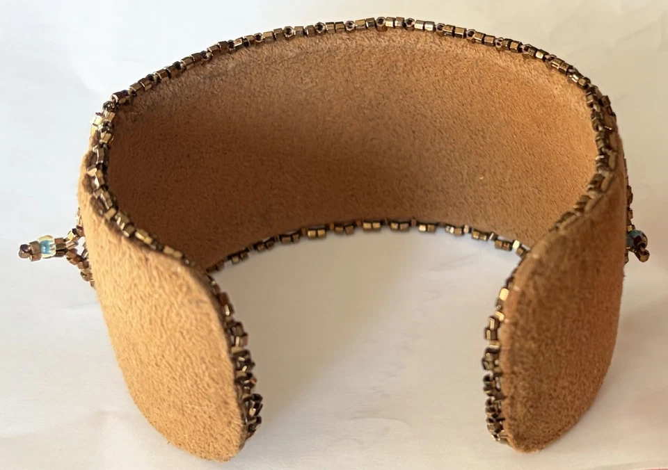 Free Spirit by Heidi Kummli Bead Embroidery Artist ~ Seed Bead Cuff Bracelet - Image 3 of 4