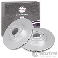 2X A.B.S. Bremsscheiben 282Mm Vorne Passend FüR Ford Focus