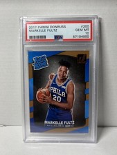 2017-18 Panini Donruss Rated Rookies Markelle Fultz #200 (RC) PSA 10 Basketball