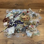 Huge 8.5 Lbs Vintage Unchecked Costume, Jewelry Earrings, Necklaces Bracelets