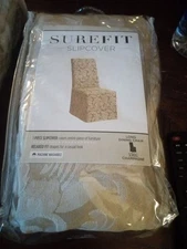 Surefit Slip Cover/ Long / Fit Up To 42" Tall/ Beige/$40 For 2/ FREE SHIPPING
