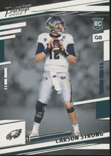 RC Carson Strong 2022 Panini Prestige #306 Philadelphia Eagles