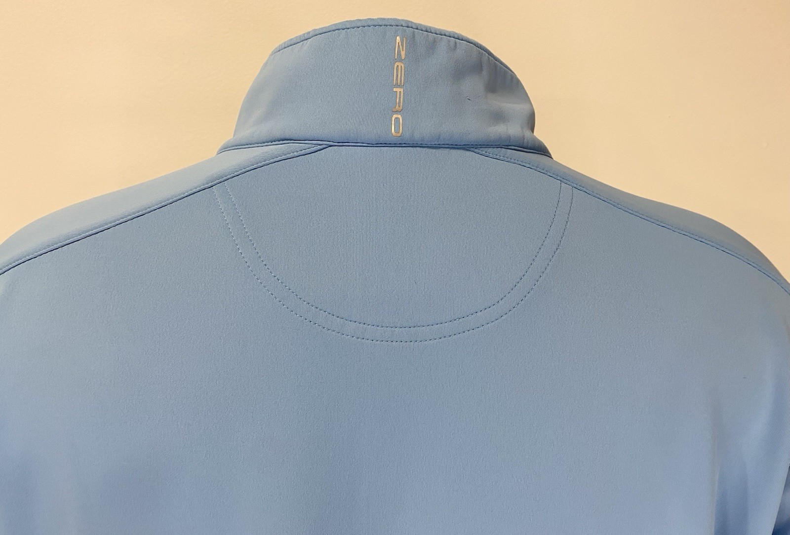 Zero Restriction XXL Men Z500 Performance 1/4 Zip Golf Sweater Jacket Light Blue