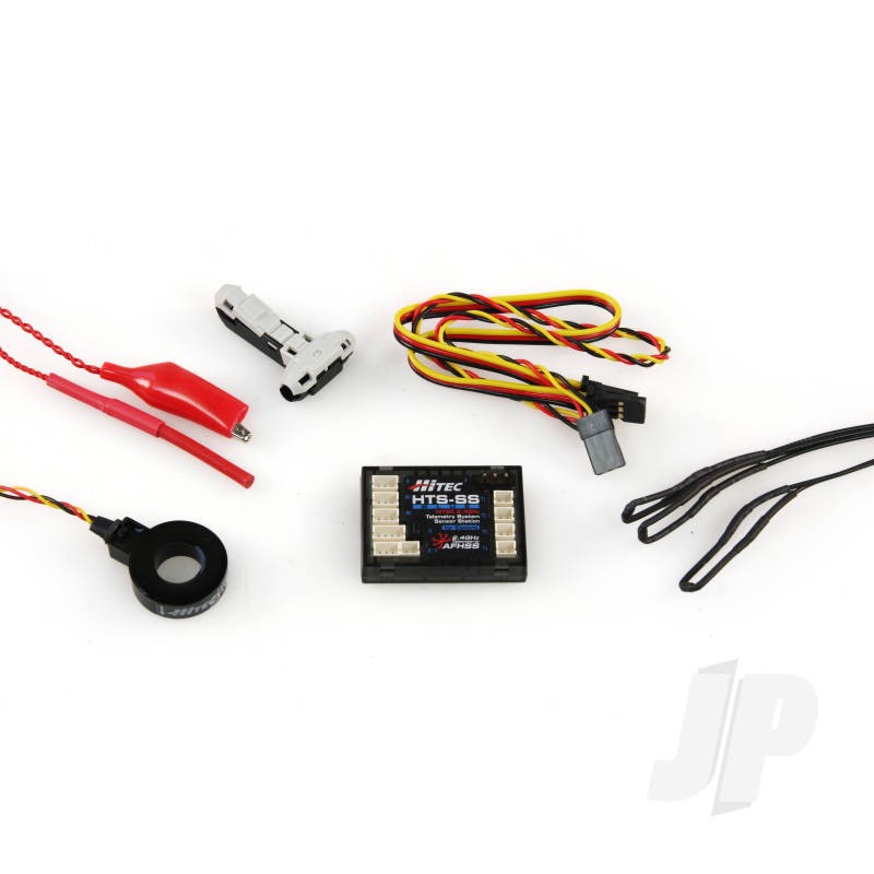 Hitec HTS-SS Blue C200 Telemetry Combo Pack (55848) For RC Aircraft