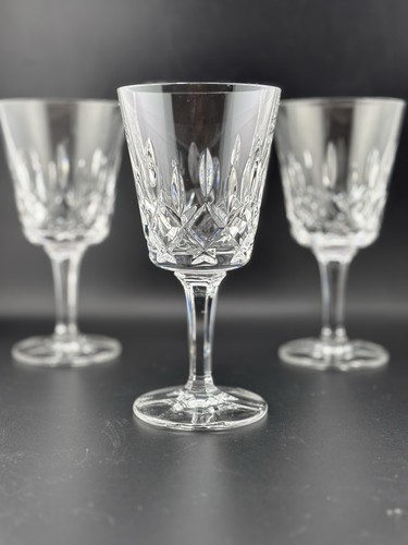 12 Gorham King Edward Blown Lead Crystal Wine Glasses 6” Discontinued Germany - Picture 4 of 9