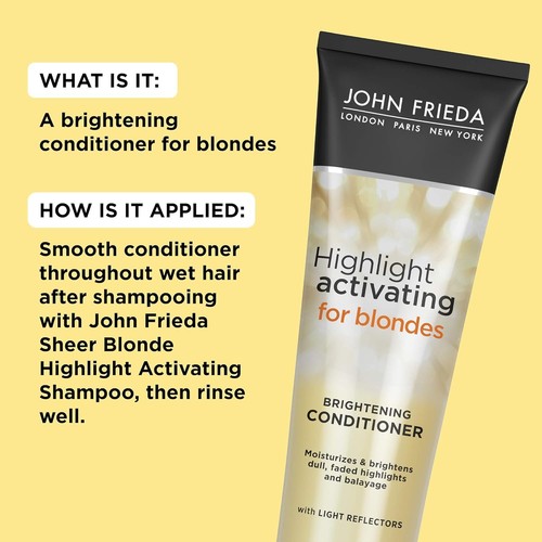John Frieda Highlight Activating Blondes Brightening Shampoo & Conditioner Set - Picture 5 of 14