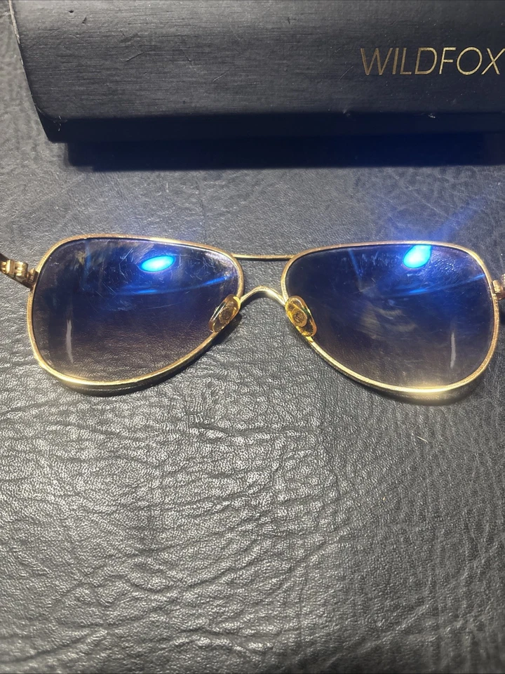 Gafas de sol Wildfox Couture AIRFOX en dorado con caja original Foto 3 de 4