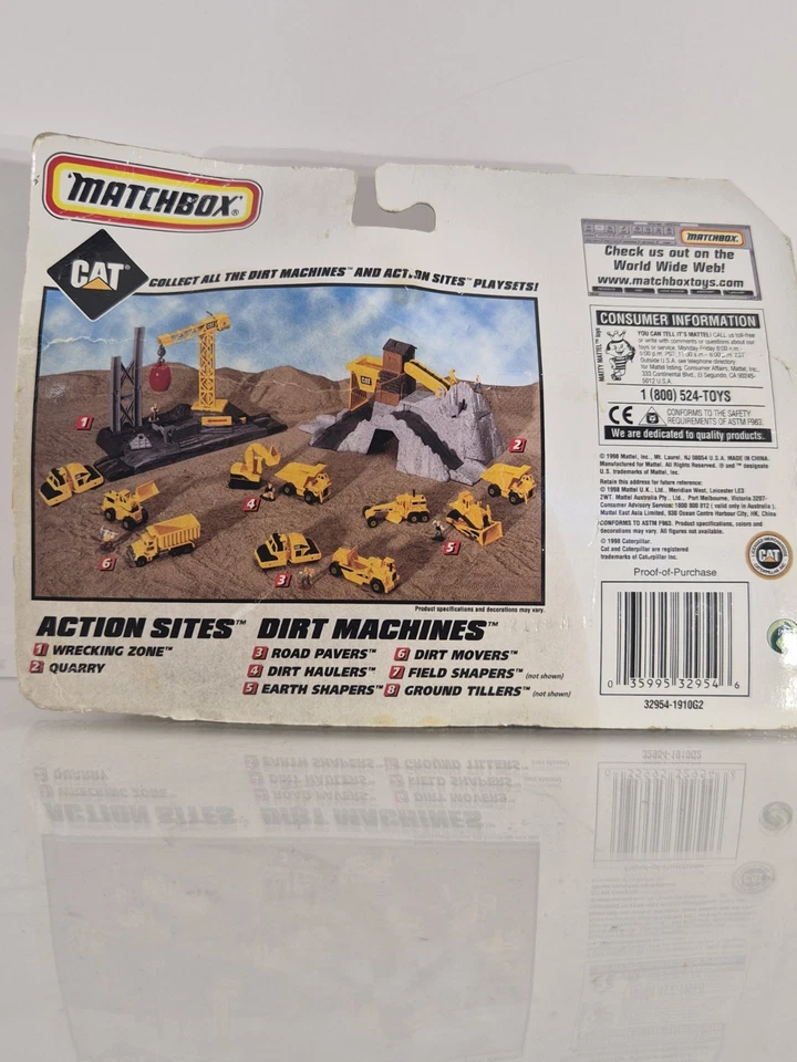 Matchbox Dirt Machines 1/64 Caterpillar Diecast Sets Dirt Movers - Image 3 of 4