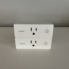 Wemo Mini Smart Outlet Plug Wi-Fi Enabled, Wh...