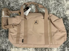 Nike Air Jordan Brand Duffle Bag Gym Cordura Beige NWT