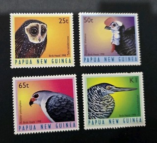 PNG 1998 Birds Set MUH L5