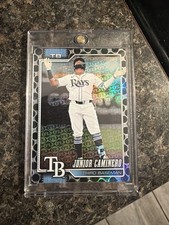 Topps Junior Caminero Tampa Bay Rays 2026 Series 1 Serial Numbered /10 Card #135