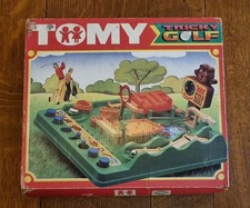 Vintage Tomy Tricky Golf 1970's (Non Tricky Traps) Scatola Originale