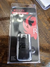 Ruger Rapid Deploy Rear Rail Mounted Polymer Folding Sight (90415)