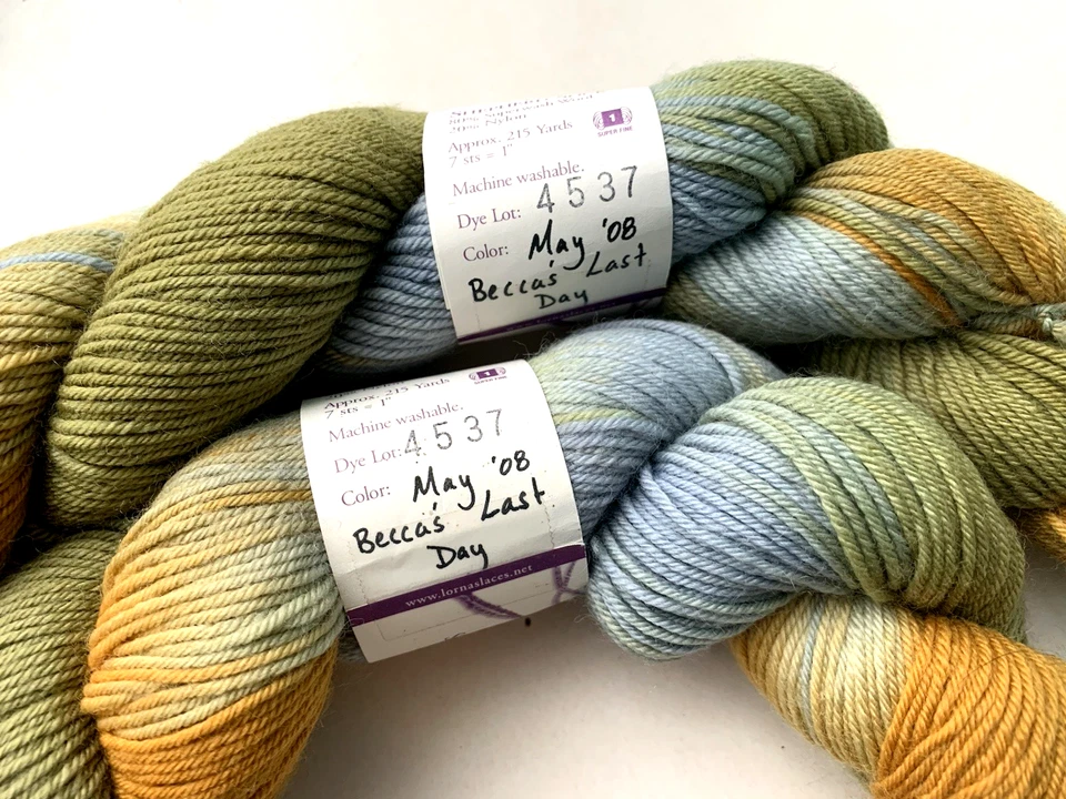 2 - Cordones LORNA'S - CALCETÍN PASTOR Becca's Last Day Mezcla Lana/Nylon 215 yardas Lana Foto 4 de 4