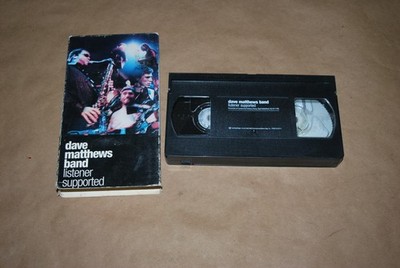 Dave Mathews Band Listener Supported VHS TAPE 1999