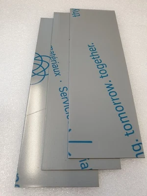 HALLOBAUMARKT GMBH Acero inoxidable 1mm doble cara laminado y cepillado tiras de chapa corte V2A