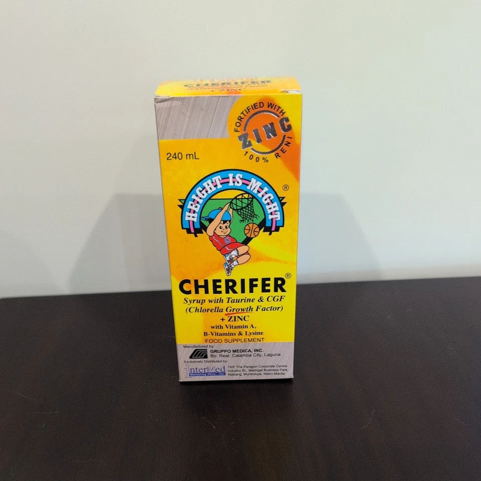 Jarabe Cherifer Forte fortificado con zinc taurina y CGF exp JAN2027 Foto 2 de 4