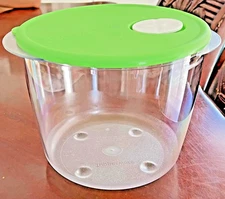 NEW Tupperware Rock N Serve 3.3L Clear Microwave Dishwasher Freezer Bowl 🧊🍽️