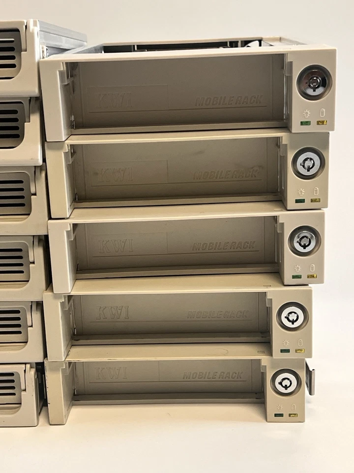 Лот из 5 алюминиевых Kingwin KF21-IPF Ultra для мобильной стойки 2,5 дюйма и 3,5 дюйма IDE без ключа - Изображение 2 из 4