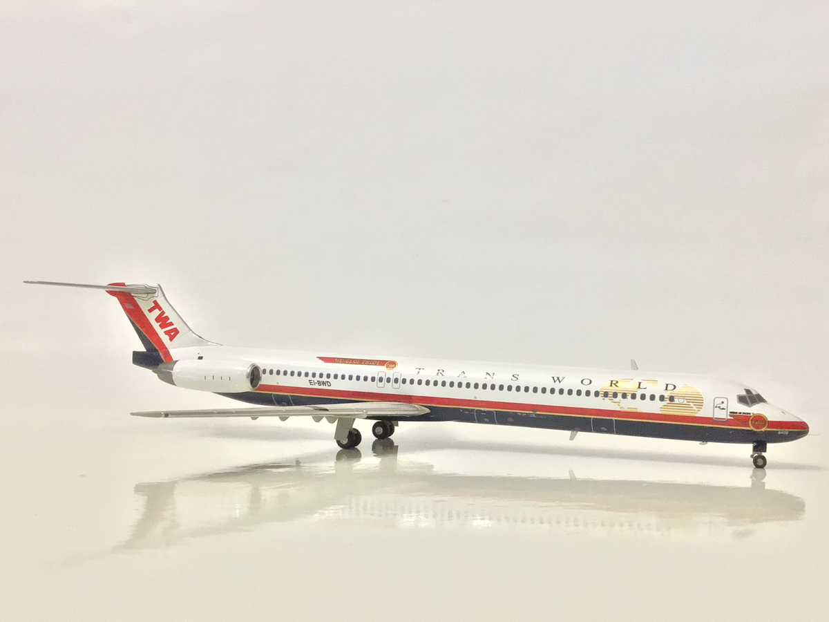 航空機・ヘリコプター Jet-X 1/200 MD-80 TWA Jet-X 1:200 TRANS WORLD 