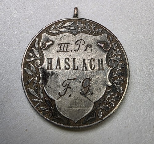3 Wrestling and Related Medallions Medals Haslach 1919 NATL WETTSTR.FRBG - Picture 3 of 7