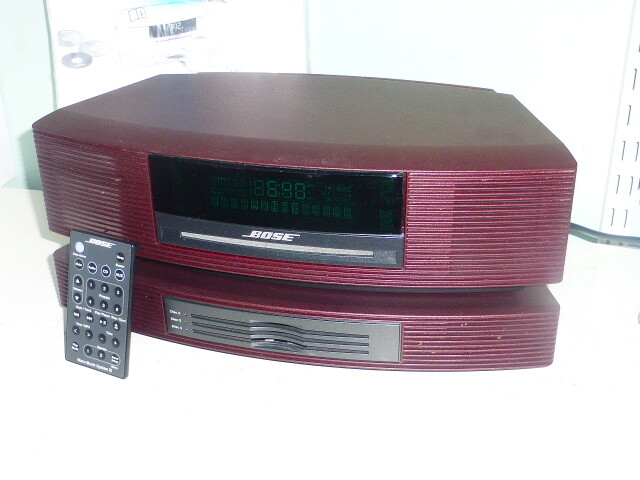 Bose Wave Music System III Burgundy Limited Edition w/ Multi Bose Wave Music System III Burgundy Limited Edition w/ Multi