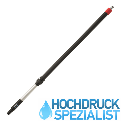 Manche Télescopique Aluminium Vikan – Passage D’Eau Avec Raccord Flexible – 100-160 Cm – Nettoyage Haute Pression