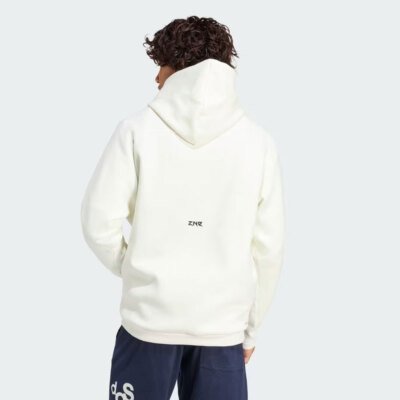 Adidas Original Mens ZNE PREMIUM FULL ZIP HOOD JACKET IR5208 WHITE