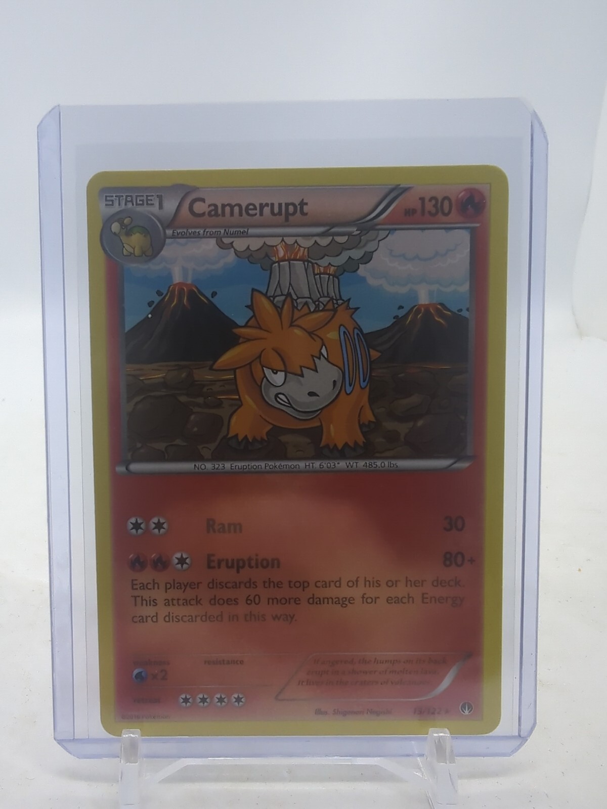 Camerupt 13/122 - Breakpoint - Rare  - Pokemon Card TCG - NM