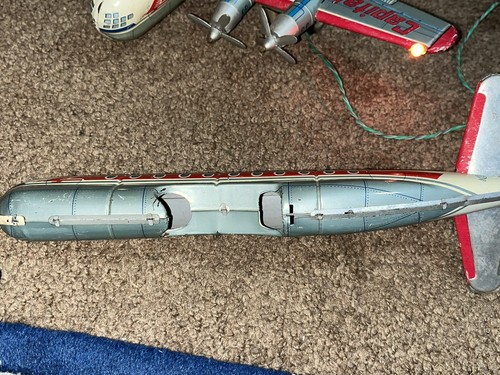 Vintage Viscount Capital Airlines Remote Control Airplane By Line Mar Extras - Picture 7 of 16