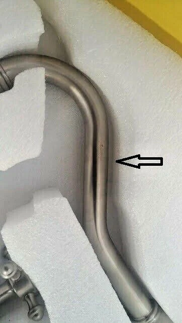 Grifo de cocina puente eduardiano Rohl U.4755X-STN-2 con pulverización lateral níquel satinado  Foto 4 de 4