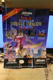 Double Dragon II: The Revenge con POSTER e COPERTINA NES 1990