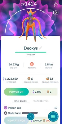 Deoxys Attack | Pokemon Home, personalized OT | Pokemon Home 