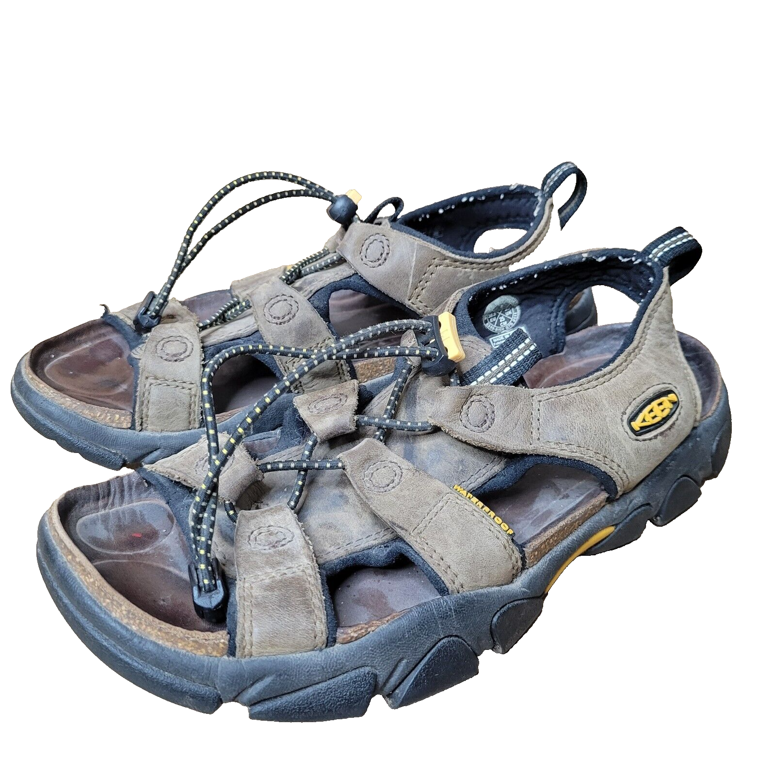 KEEN Sandali Donna 8 Marrone Sarasota Bisonte Pelle Impermeabili Escursionismo