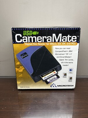 Microtech USB Camera Mate Digital Card Reader (DPCM-USB) IMAC, G3, G4 New