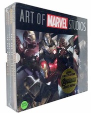 NEW Art of Marvel Studios 4 Book Box Set Case + Avengers POSTER Thor Iron Man