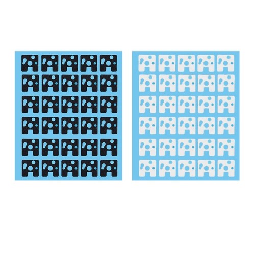 120Pcs/pack Mechanical Keyboards Single Switches Underpad Shafts Film Gaskets - 第 1/10 張圖片